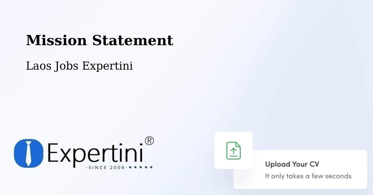 Corporate Mission – Thakhèk - Laos Jobs Expertini